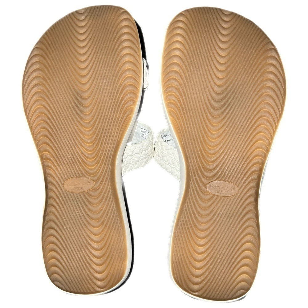INGARO Sport - White Woven Cloth Sandals - Women’s Size 7 - Picture 5 of 8
